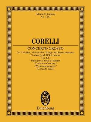 cover image of Concerto grosso G minor